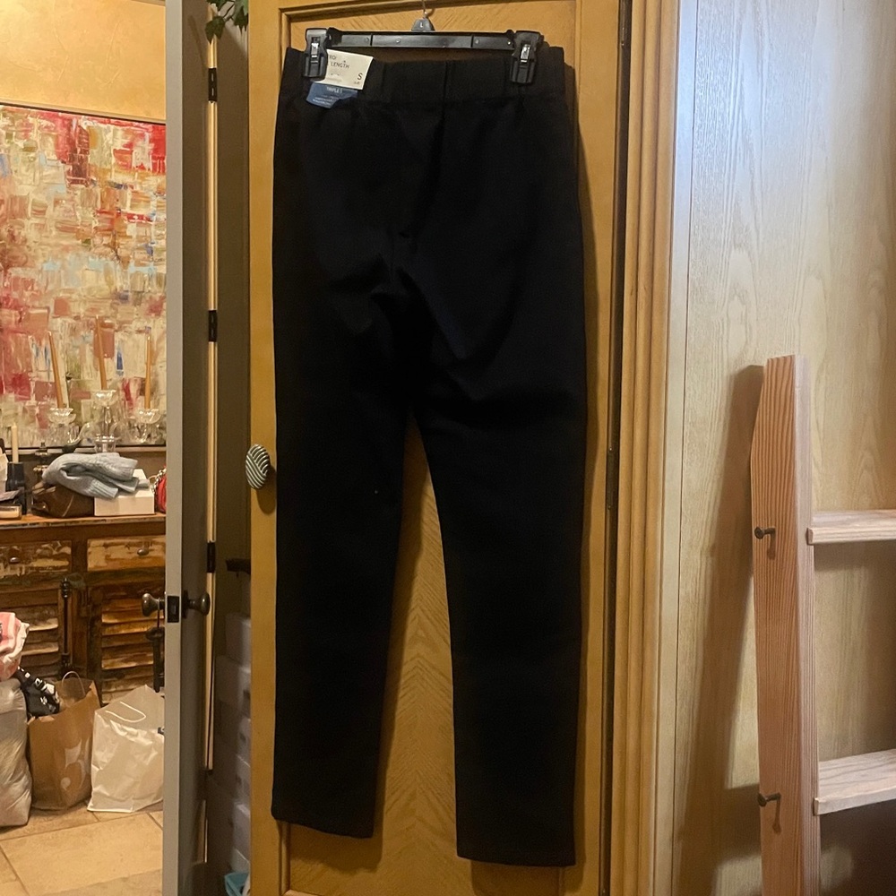 Soft surroundings black metro full length pants size small - Picture 2 of 4